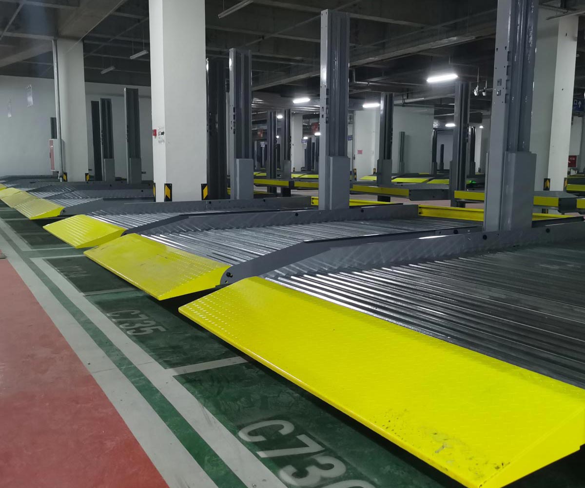 長壽2層簡易式機械車庫安裝