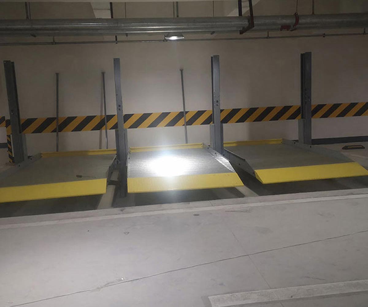 雲陽兩層升降橫移式機械式立體車庫回購