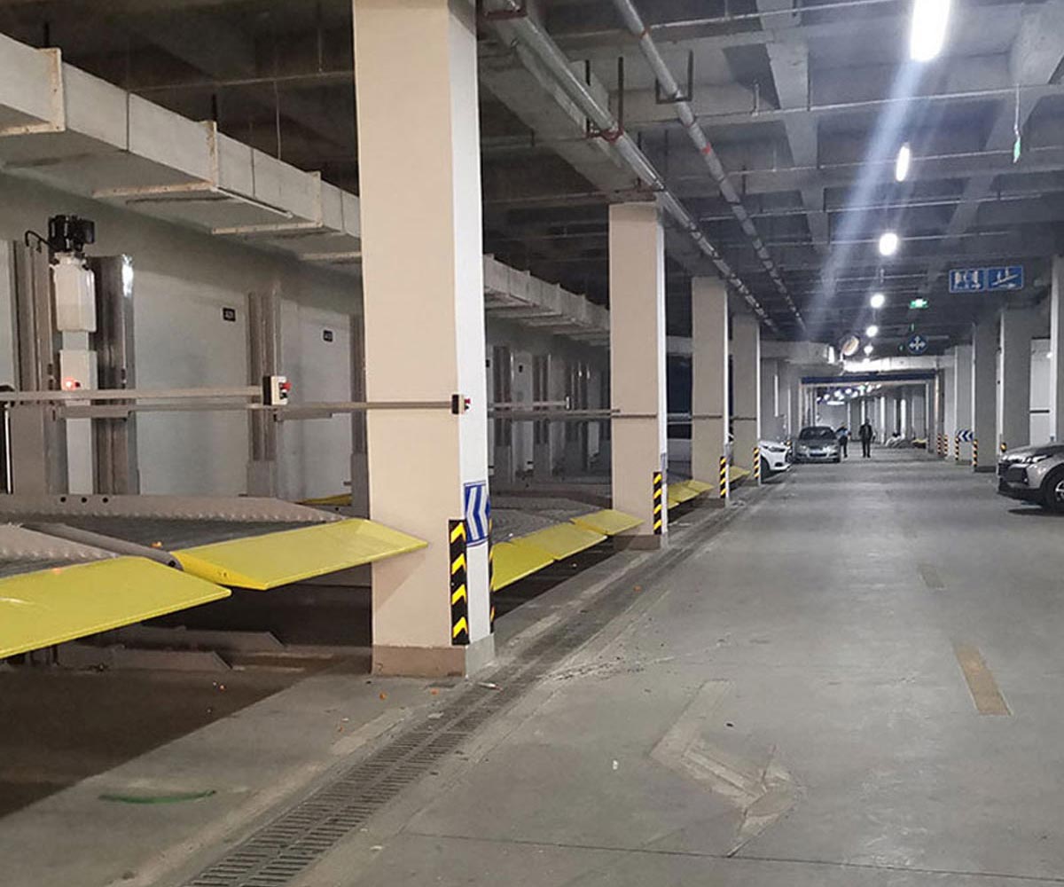 渝北兩柱機械立體車庫拆除