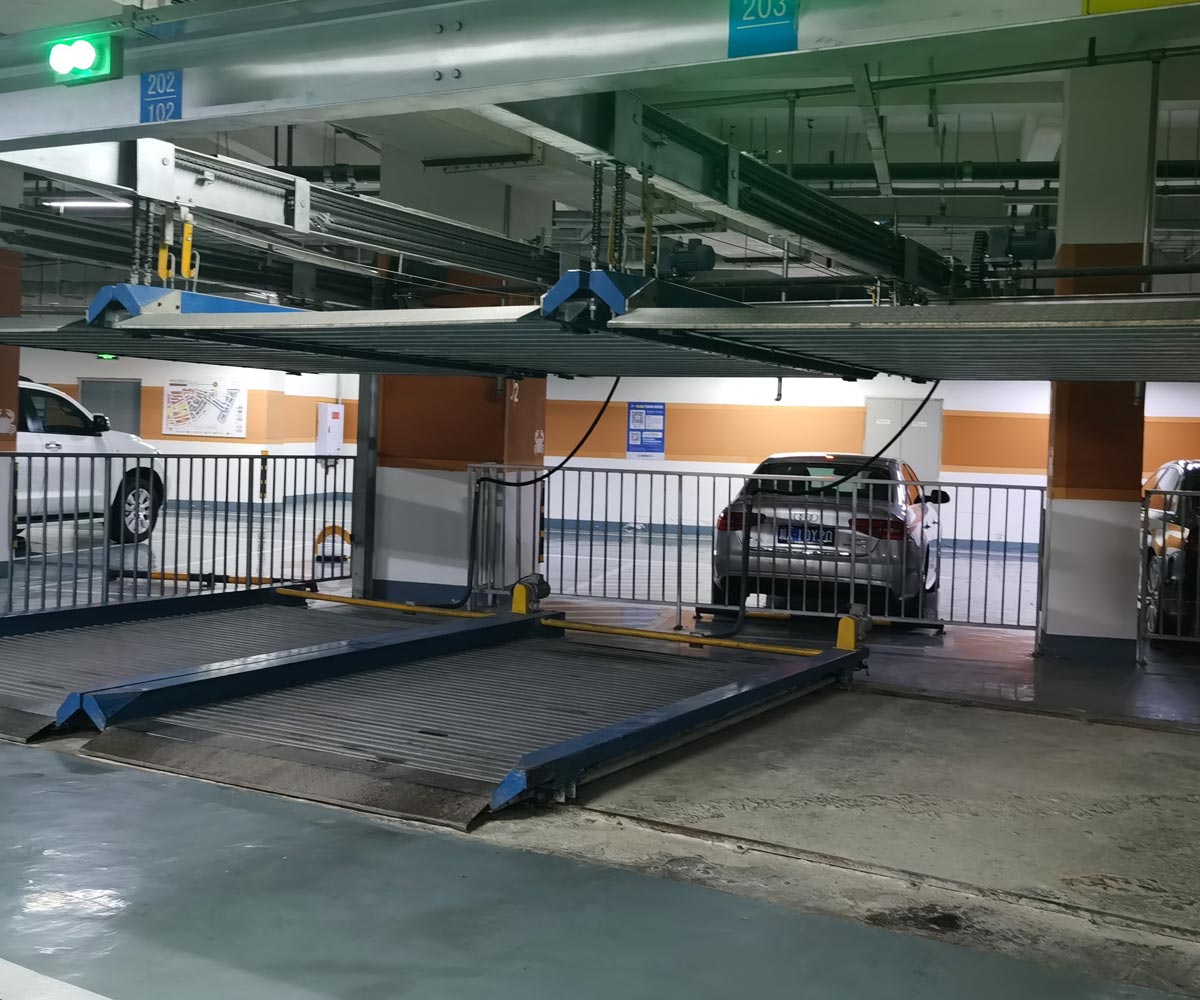 黔江兩層升降平移機械車庫